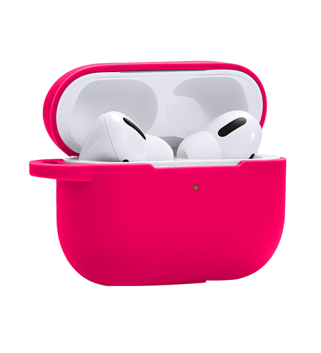 [CS-APP2-PMS-FPN] Premium Silicone Case for AirPods Pro (2nd Gen) - Fluorescent Pink