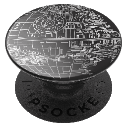 [100999] Popsockets - Popgrip Star Wars - Death Star Aluminum