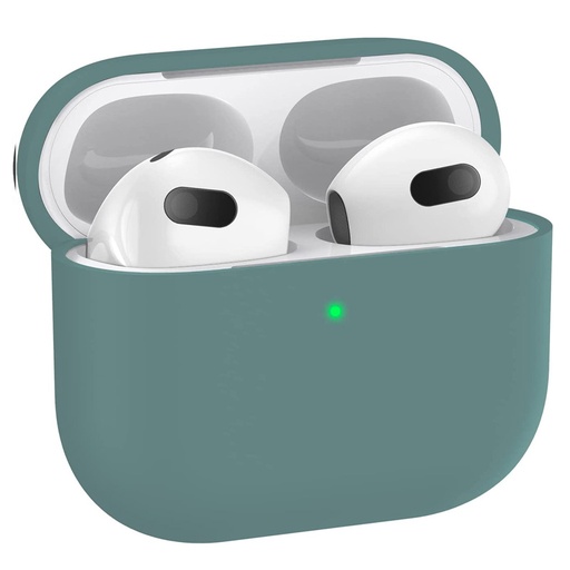 [CS-AP3-PMS-PNG] Premium Silicone Case for AirPods (3rd Gen) - Green (Pine Needle)