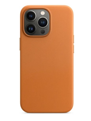 [CS-I12-ALC-OR] Leatherette with inner Magsafe for iPhone 12 / 12 Pro - Hermes