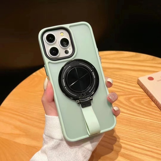 [CS-I11PM-RHS-GR] 360 Degree Rotate Handle and Stand Case with Magsafe for iPhone 11 Pro Max - Green