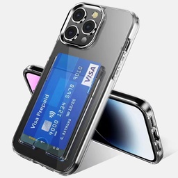 [CS-I15M-CCC] Clear Card Case for iPhone 15 Plus / 14 Plus