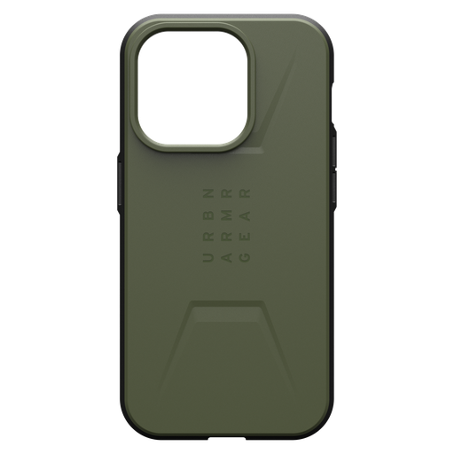 [114275117272] Urban Armor Gear Uag - Civilian Magsafe Case For Apple Iphone 15 Pro - Olive Drab