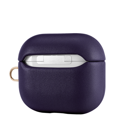 [CS-APP-LCF-PU] Leather (Imported Cowhide Fabric) Case for AirPods Pro (1st Gen)- Purple