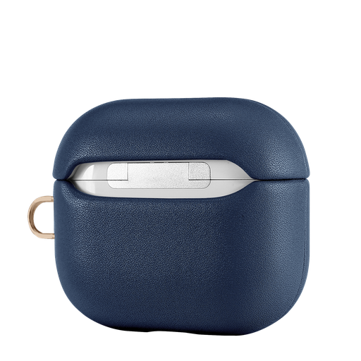 [CS-APP2-LCF-BL] Leather (Imported Cowhide Fabric) Case for AirPods Pro (2nd Gen)- Blue