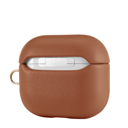 [CS-APP2-LCF-BR] Leather (Imported Cowhide Fabric) Case for AirPods Pro (2nd Gen)- Brown