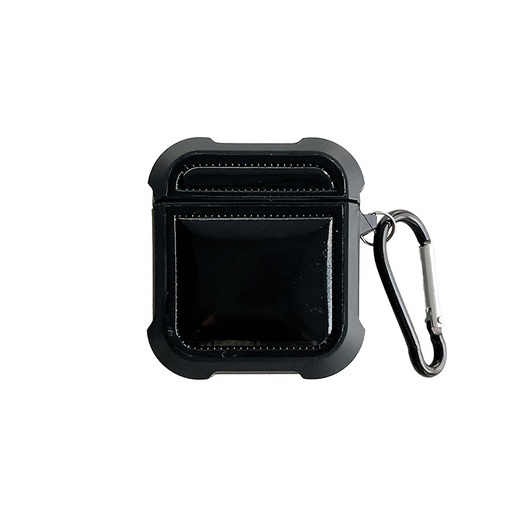 [CS-AP2-PFC-BK] Premium Puffer Case for Airpods (1st & 2nd Gen) - Black