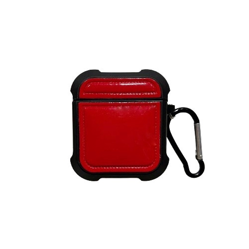 [CS-AP2-PFC-RD] Premium Puffer Case for Airpods (1st & 2nd Gen) - Red