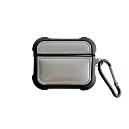 [CS-APP2-PFC-SI] Premium Puffer Case for AirpodsPro (1st & 2nd Gen) - Silver