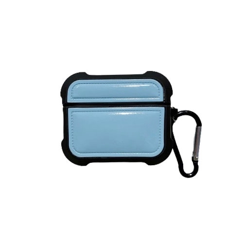 [CS-APP2-PFC-LBL] Premium Puffer Case for AirpodsPro (1st & 2nd Gen) - Light Blue
