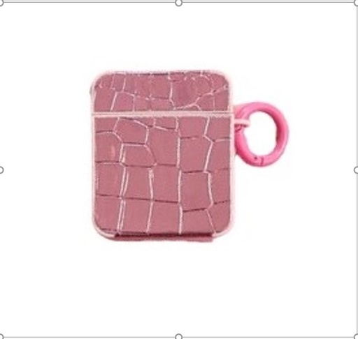 [CS-AP2-SSM-RO] Shiny Snake Model Case for Airpods  (1st & 2nd Gen) - Rose
