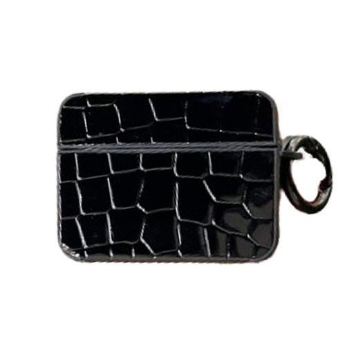 [CS-APP2-SSM-BK] Shiny Snake Model Case for Airpods Pro (1st & 2nd Gen) - Black