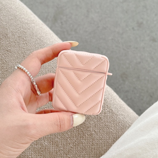 [CS-AP2-TMV-PN] Trendy Model V Case for Airpods   (1st & 2nd Gen) - Pink