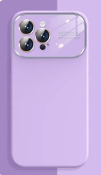 [CS-I15M-SCW-LI] Premium Silicone Case with Camera Protection Window for iPhone 15 Plus - Lilac