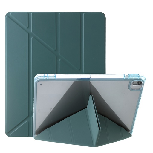 [CS-IPAIR5-PMC-DGR] Pyramid Magnet Case for  iPad 10.9"/11" (Air 5 / Air 4 / Pro 11 (1st, 2nd, 3rd, 4th Gen) / Air 11 (2024/2025) ) - Dark Green