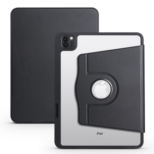 [CS-IPR129-RFB-BK] Rotating Full Body Magnet Case for  iPad 12.9" (3rd-4th-5th Generation) & Air 13 (2024/2025) - Black