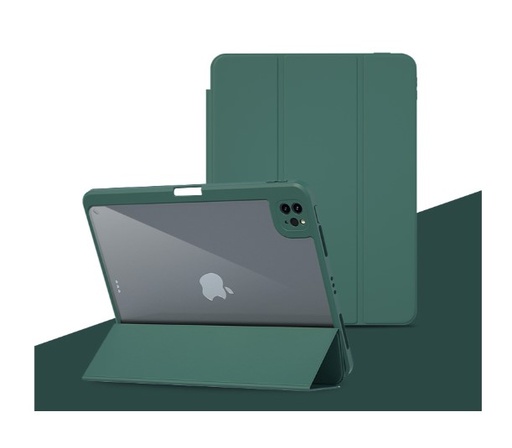 [CS-IP10-CBM-GR] Clear Back Magnet Case for iPad 11 (2025) / iPad 10 (2022) - Green
