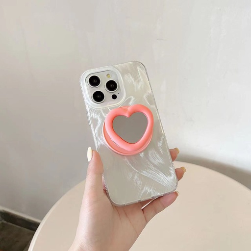 [AC-PS-PG-HS-RD] MagSocket - PopGrip - Heart Shape Red