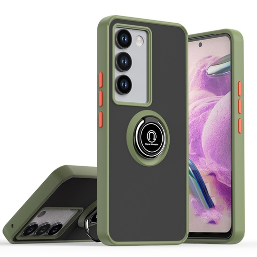 [CS-A05S-MTR-AGR] Matte Ring Case for Galaxy A05S - Army Green