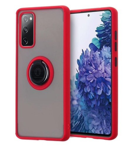 [CS-A35-MTR-RD] Matte Ring Case for Galaxy A35 - Red
