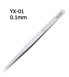 [TL-SDT-TWYK02] Qianli Ineezy Round-Type Tweezers YX-01 (Tips: 0.01mm, Length: 140mm)