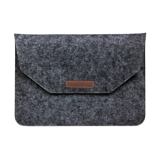 [CS-MB-13-FB-DGY] Felt Bag Case for Macbook 13 Inch - Dark Gray