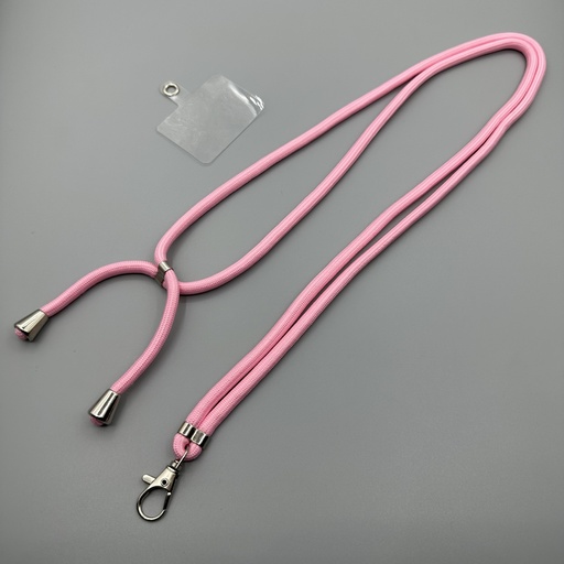 [AC-CLS-5M-PN] Crossbody Lanyard Strap (5mm Thick) - Pink