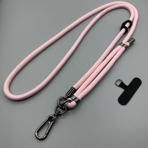 [AC-CLS-8M-PNW] Adjustable Crossbody Lanyard Strap (8mm Thick) - Pink