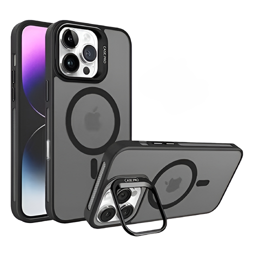 [CS-I15PM-MCS-BK] Magsafe Camera Stand Case for  iPhone 15 Pro Max - Black