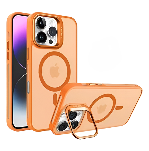 [CS-I12PM-MCS-OR] Magsafe Camera Stand Case for  iPhone 12 Pro Max - Orange