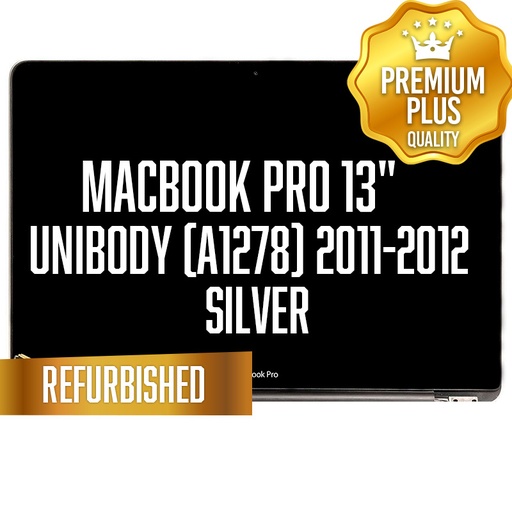 [LCD-MB-A1278-SI] Complete LCD Assembly set for Macbook Pro Unibody 13"  (A1278 2011-2012) - Premium (Silver)