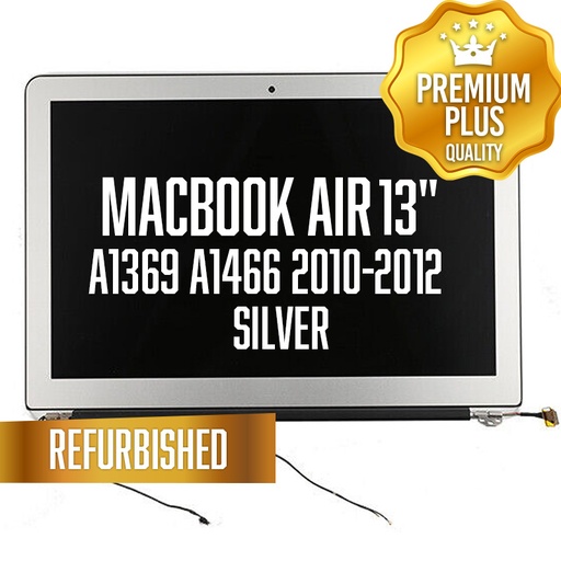 [LCD-MB-A1369-SI] Complete LCD Assembly set for Macbook Air 13"  (A1369 A1466 2010-2012) - Premium (Silver)