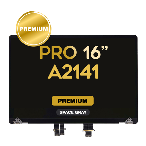 [LCD-MB-A2141-GY] Complete LCD Assembly set for Macbook Pro 16"  (A2141) - Premium (Space Gray)