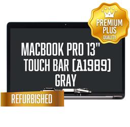 [LCD-MB-A1989-GY] Complete LCD Assembly set for Macbook Pro Touch Bar 13"  (A1989) - Refurbished (Space Gray)
