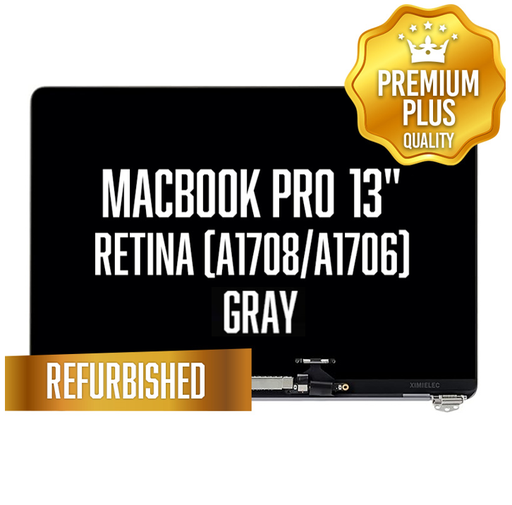 [LCD-MB-A1706-GY] Complete LCD Assembly set for Macbook Pro 13"  (A1706 / A1708) - Premium (Space Gray)