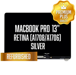 [LCD-MB-A1706-SI] Complete LCD Assembly set for Macbook Pro 13"  (A1706 / A1708) - Refurbished (Silver)