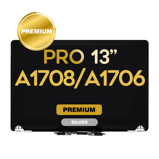[LCD-MB-A1706-SI] Complete LCD Assembly set for Macbook Pro 13"  (A1706 / A1708) - Premium (Silver)