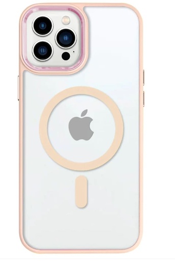[CS-I13PM-CFC-PN] Clear Focus Case with Magsafe for  iPhone 13 Pro Max / 12 Pro Max - Pink