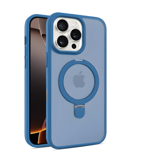 [CS-I14-MSCL-DB] MagStand Case for  iPhone 16e / 14 / 13 - Dark Blue