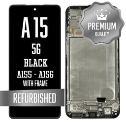 [LCD-A156-WF-BK] LCD Assembly for Galaxy A15 & A15 5G (A155 & A156/2023) with Frame - Black (Refurbished)
