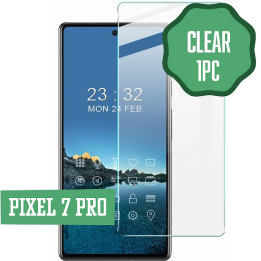 [TG-GP7P] Tempered Glass for Google Pixel 7 Pro (3D Curved - Side Glue)