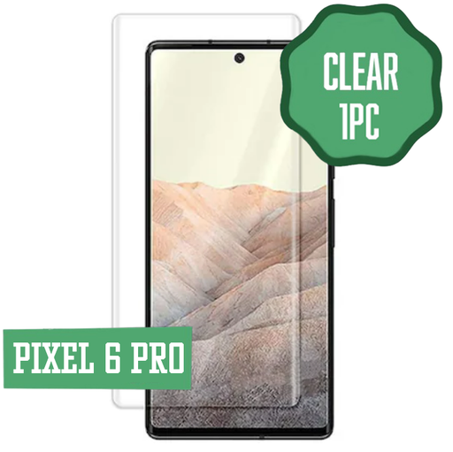 [TG-GP6P] Tempered Glass for Google Pixel 6 Pro (3D Curved - Side Glue)