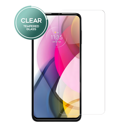 [TG-XT2155-CL] Clear Tempered Glass for Motorola Moto E20 (XT2155) (1 Pc)