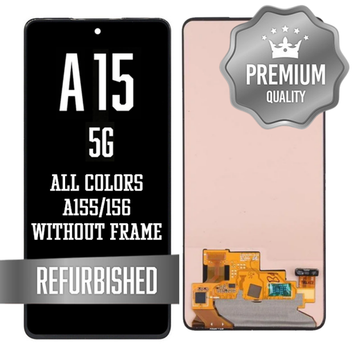 [LCD-A156-BK] LCD Assembly for Galaxy A15 & A15 5G (A155 & A156/2023) without Frame - All Colors (Refurbished)