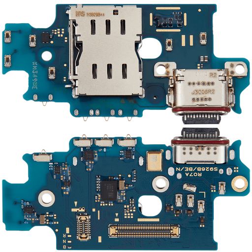 [SP-S24P-CPBWSCR-INT] Charging Port Board With Sim Card Reader For Samsung Galaxy S24 Plus 5G (S926B) (International Version) (Premium)