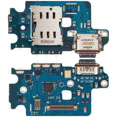 [SP-S24-CPBWSCR-US] Charging Port Board With Sim Card Reader For Samsung Galaxy S24 5G (S921U) (US Version) (Premium)