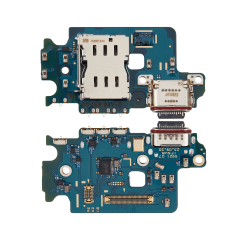 [SP-S24-CPBWSCR-INT] Charging Port Board With Sim Card Reader For Samsung Galaxy S24 5G (S921B) (International Version) (Premium)