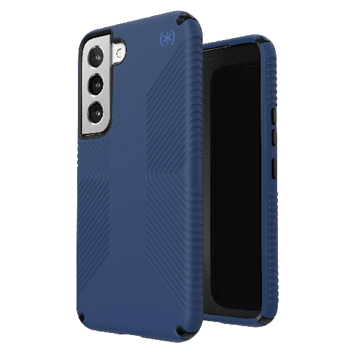 [144238-9128] Speck - Presidio Grip 2 Case For Samsung Galaxy S22 - Coastal Blue And Black