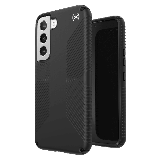 [144238-D143] Speck - Presidio Grip 2 Case For Samsung Galaxy S22 - Black And White