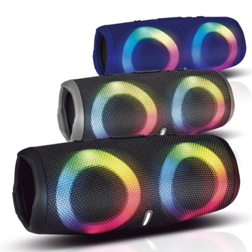 [EL-TT-KL-22] TopTech - Dual 2" Bluetooth Speaker with Ring Light (KL-22)